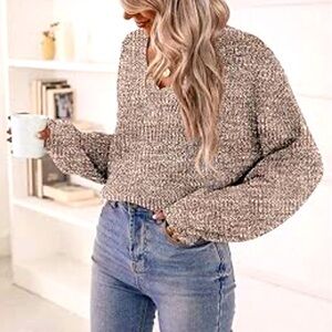 NEW JOHN Jean Knitted Long Sleeve Sweater  Size S/P